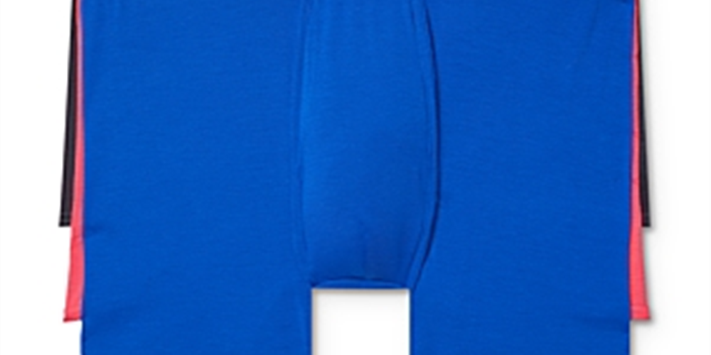 Calvin Klein Men's Cotton Blend Solid Everyday Boxer Brief Blue Size Large