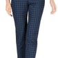 Charter Club Women's Bristol Printed Ankle Jeans Blue Size 12