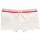First Impressions Baby Girl's Striped Waist Denim Shorts White Size 18MOS