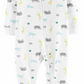 Carter's Baby Boy's Footed Sleep & Play White Size 9MOS