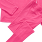 Max & Olivia Little & Big Girl's 2 Pc Base Layer Top & Pants Set Pink Size XL
