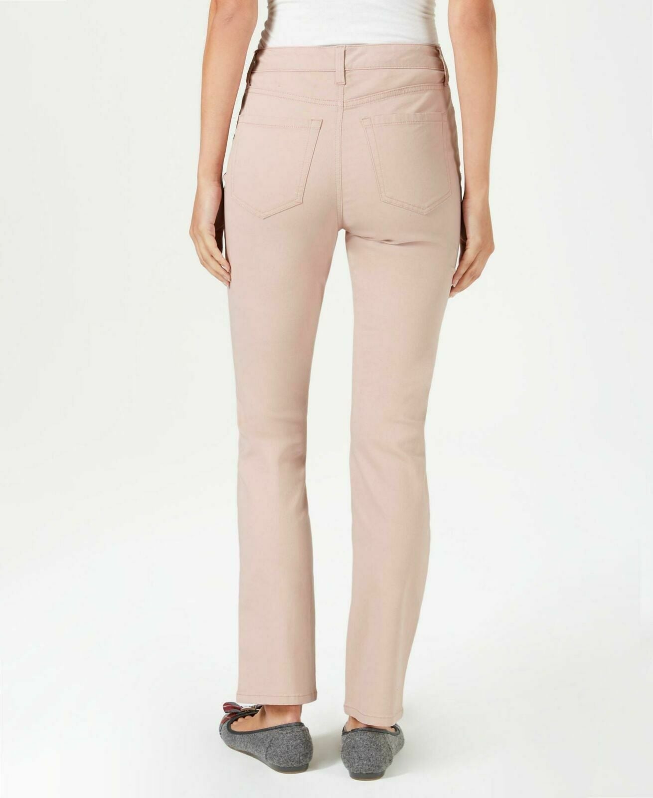 Charter Club Women's Lexington Straight Leg Jeans Almond Size 16S