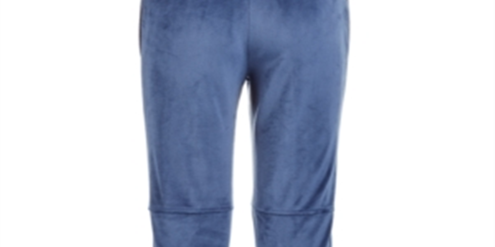 Ideology Big Girl's Taped Inset Jogger Pants Blue Size Medium