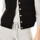 Charter Club Women's Cashmere Vest Black Size Large
