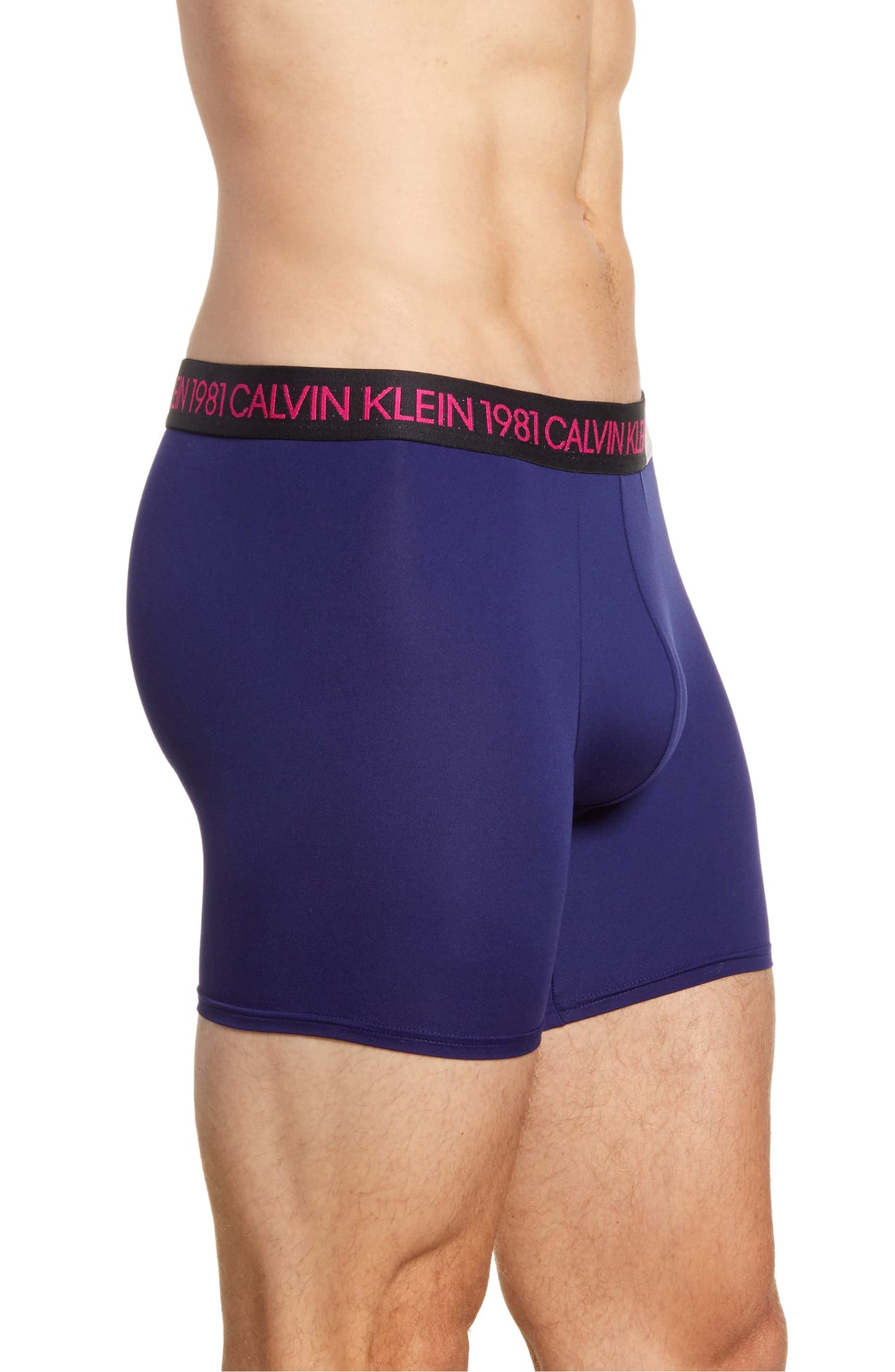 Calvin Klein Men's Bold Cotton Stretch Boxer Brief Underwear Navy Size Small