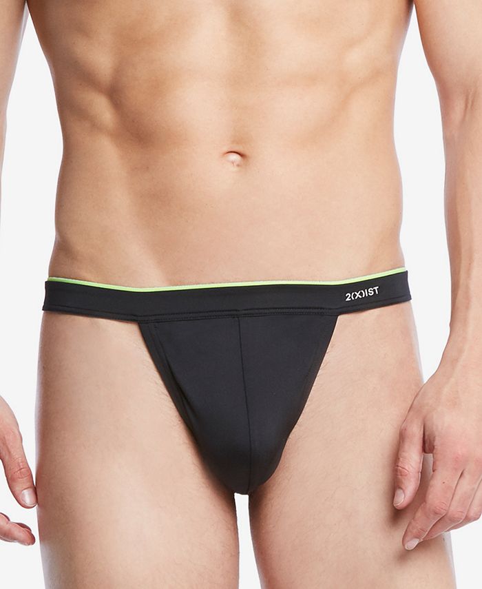 2(x)ist Men's Sliq Micro Thong -Gray Size X-Large