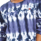 Tommy Hilfiger Women's French Terry Tie Dye Sweatshirt Blue Size XL