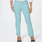 Charter Club Women's Lexington Tummy Control Straight Leg Jeans Blue Size 10
