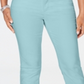 Charter Club Women's Lexington Tummy Control Straight Leg Jeans Blue Size 10