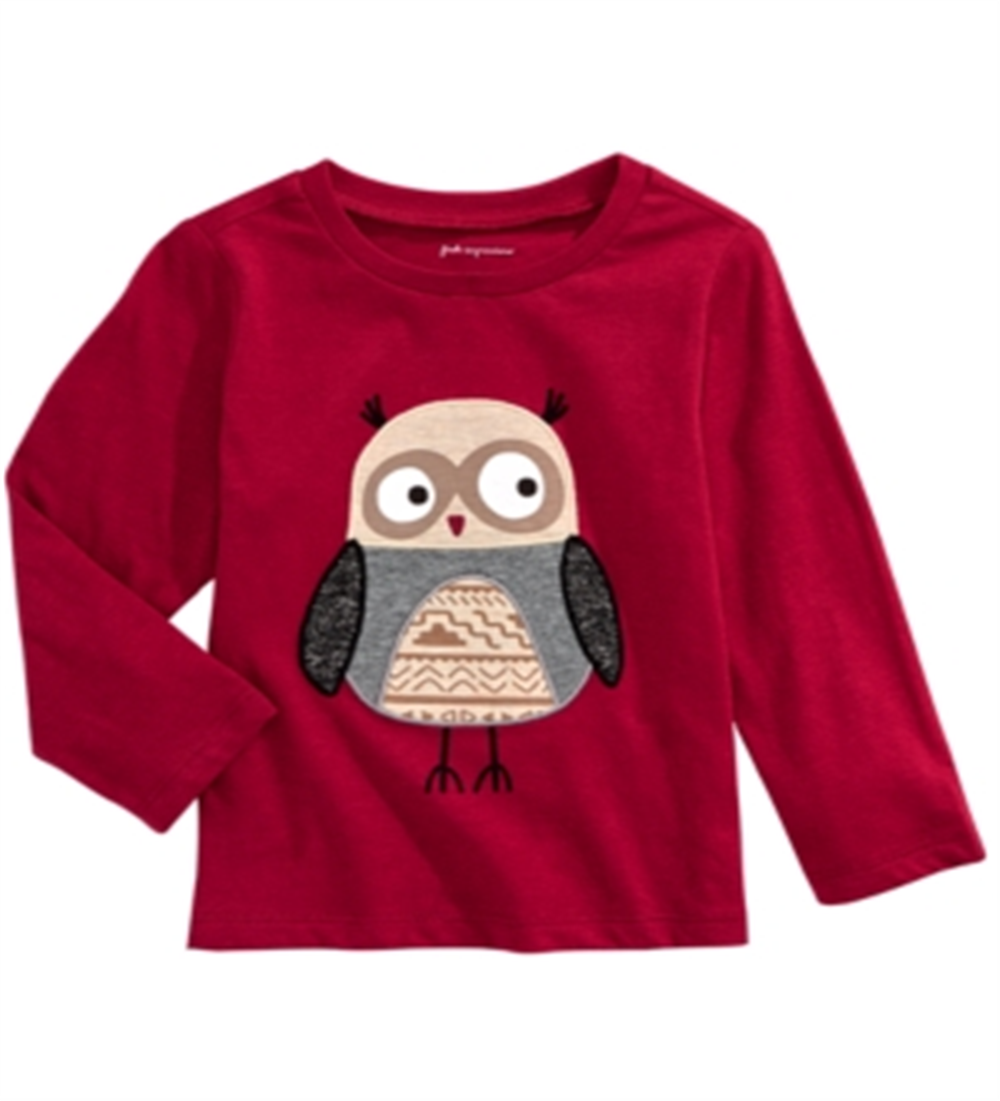 First Impressions Baby Boy's Cotton Little Owl T-Shirt Red Size 18MOS