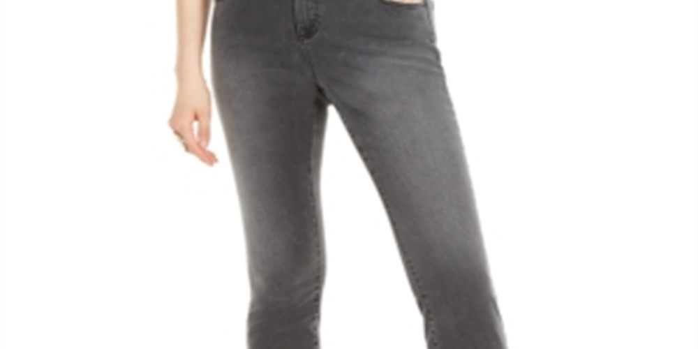 INC International Concepts Women's Curvy Fit Skinny Jeans Black Size 2-S