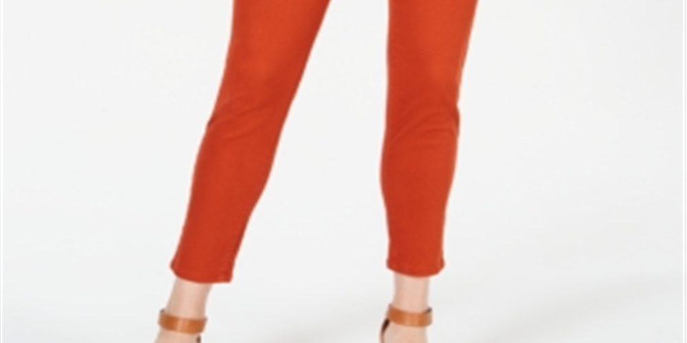 Style & Co Women's Curvy Fit Skinny Fashion Jeans Copper  Size 8