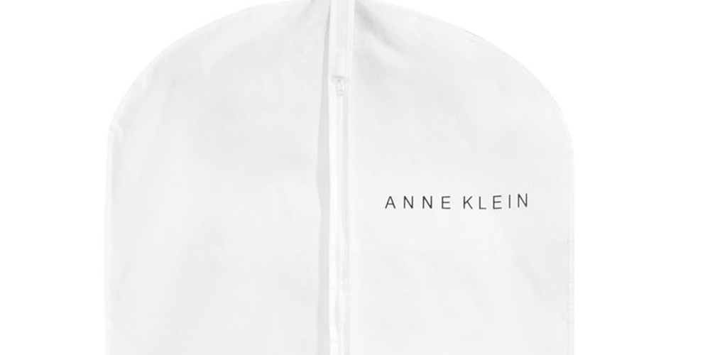 Anne Klein Women's Two Tone Garment Bag Luggage White Size Regular
