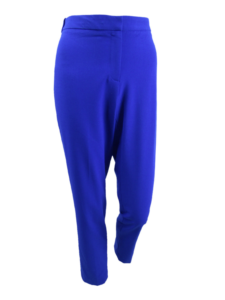 Calvin Klein Women's Lux Highline Pants Blue Size 6