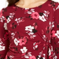 Alfani Women's Printed Side Tie Top Black Size Petite Medium