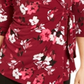 Alfani Women's Printed Side Tie Top Black Size Petite Medium