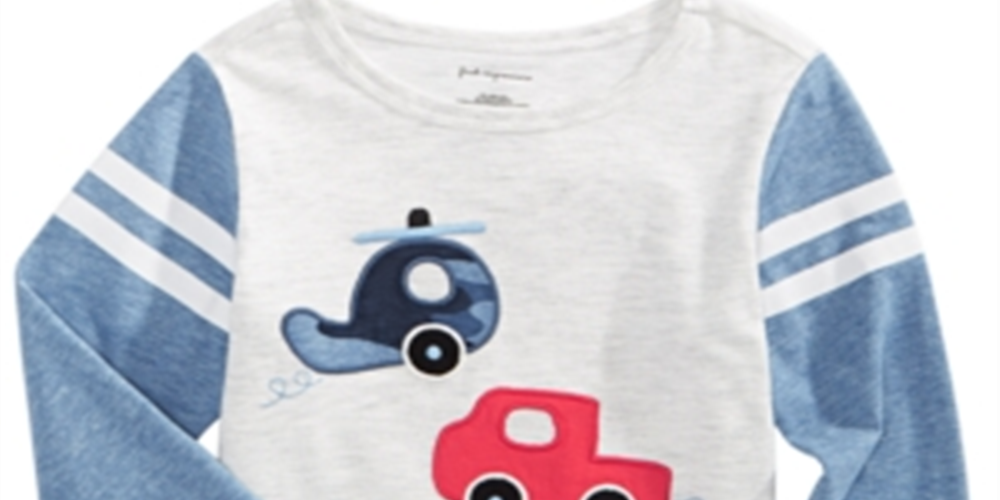 First Impressions Baby Boy's Cars Print T-Shirt Gray Size 3-6MOS
