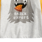 First Impressions Baby Boy's Colorblocked Raglan Snack Expert T-Shirt Gray Size 24MOS