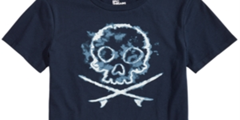 Epic Threads Little Boy's Skull Graphic T-Shirt Blue Size 5