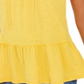 Style & Co Women's Cotton Sleeveless Peasant Top Yellow Size Medium
