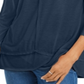 Style & Co Women's Seam Detail High Low Top Blue Size X-Small