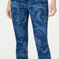 Charter Club Women's Printed Lexington Straight Leg Jeans Combo Blue Size 2 Petite