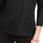 Alfani Women's Solid Twist Neck Top Black Petite Small