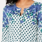 Charter Club Women's Floral Print Sparkle Cardigan Gray Size XX-Large