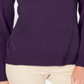 Karen Scott Women's Button Shoulder Sweater Purple Size Large