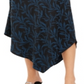 Alfani Women's Printed Asymmetrical MIDI Skirt Green Size 4
