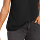 INC International Concepts Women's Studded Woven Tank Top Black Size Medium