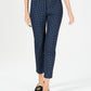 Charter Club Women's Bristol Printed Ankle Jeans Blue Size 14