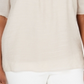 JM Collection Women's Smocked Off the Shoulder Gauze Top Brown Size Medium