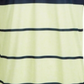 Attack Life Men's Block Stripe Polo Shirt Blue Size Small