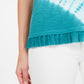 Style & Co Women's Turquoise Short Sleeve Top Black Multi Size X-Large