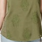 Style & Co Women's Embroidered Sleeveless Tank Top Green Size Large