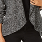 Karen Scott Women's Shawl Collar Cardigan Black Size Large