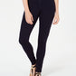 Style & Co Women's SeaPonte Knit Skinny Pants Officer Blue Size Petite Small