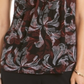 Alfani Women's Petite Smocked Mock Neck Top Red Petite Small