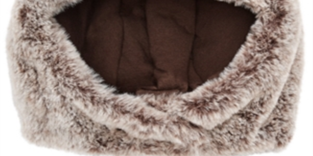 First Impressions Baby Boy's & Girl's Faux Fur Animal Ear Hat Brown Size 0-6 MOS