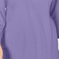 Karen Scott Women's Cotton Half Zip Mock Neck Top Purple Size Medium