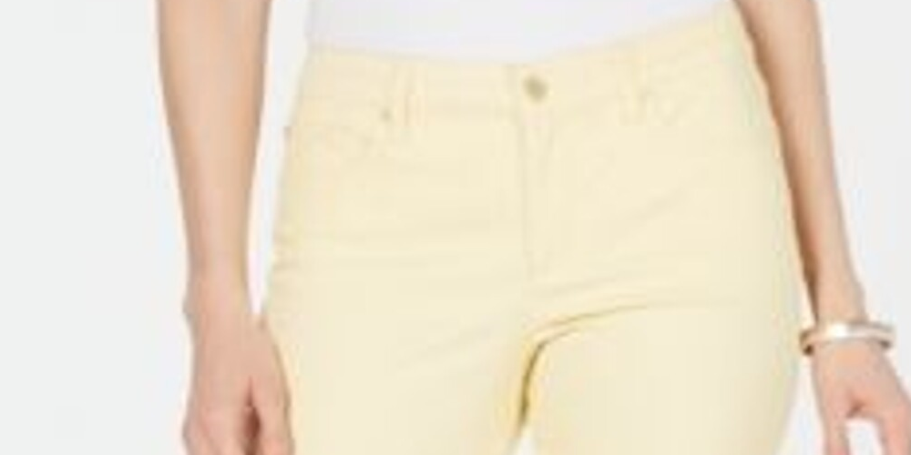 Charter Club Women's Jeans Yellow Size 6