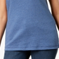 Karen Scott Women's Scoop Neck Cotton Tank Top Blue Size Large