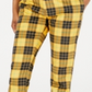 Dickies Junior's Plaid Worker Pants Yellow Size 11