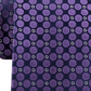 Kenneth Cole Men's Geometric Classic Neck Tie Purple Size Regular