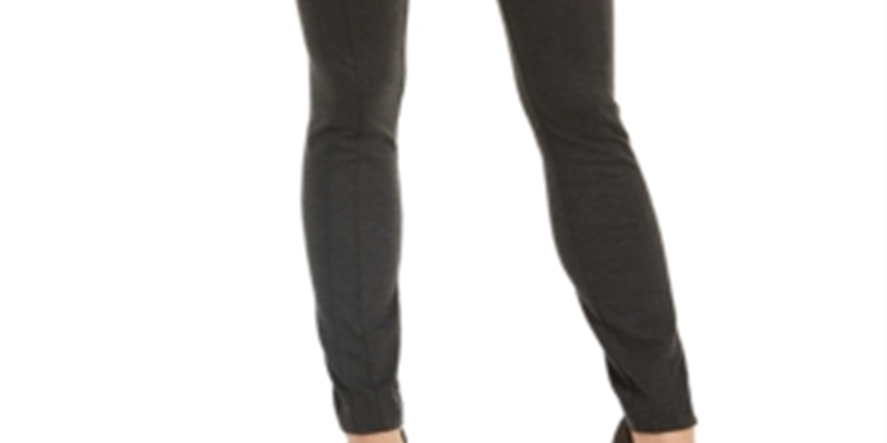 INC International Concepts Women's Skinny Moto Pants Gray Size 2