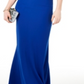 B Darlin Women's Spaghetti Strap Maxi Sheath Evening Dress Blue Size 11-12