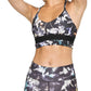 Nike Women's Indy Floral Light Support Sports Bra Black Size X-Large