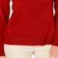 Karen Scott Women's Button Shoulder Sweater Red Size Petite XL