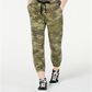 Tinseltown Women's Drawstring Jogger Jeans Green Size Large